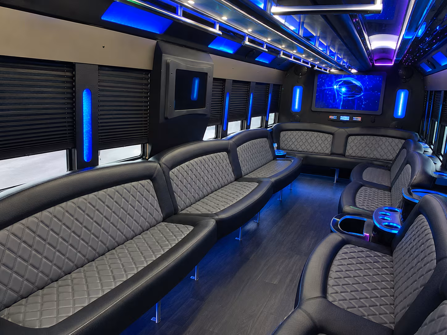 Athens Prom & Homecoming Transportation onboard seating