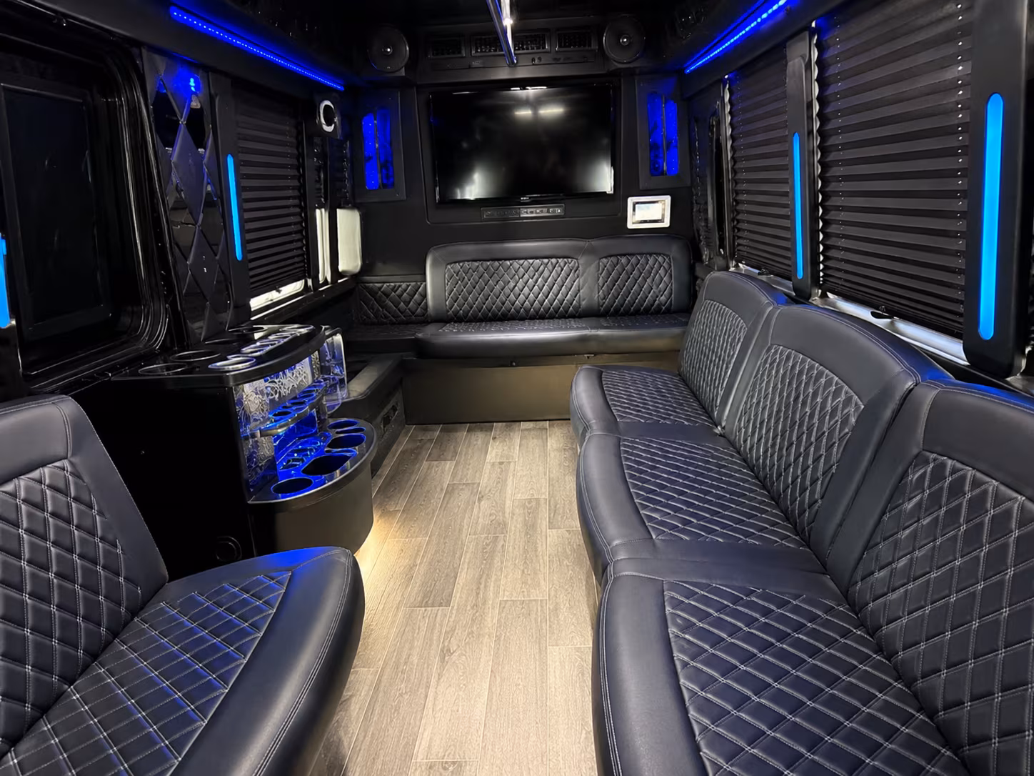 Minibus interior