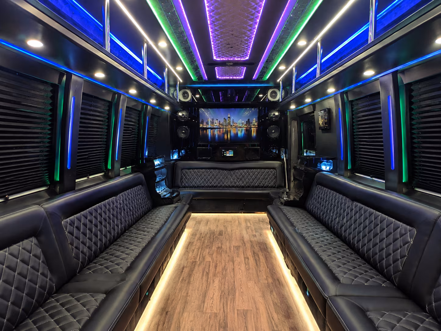 Minibus interior