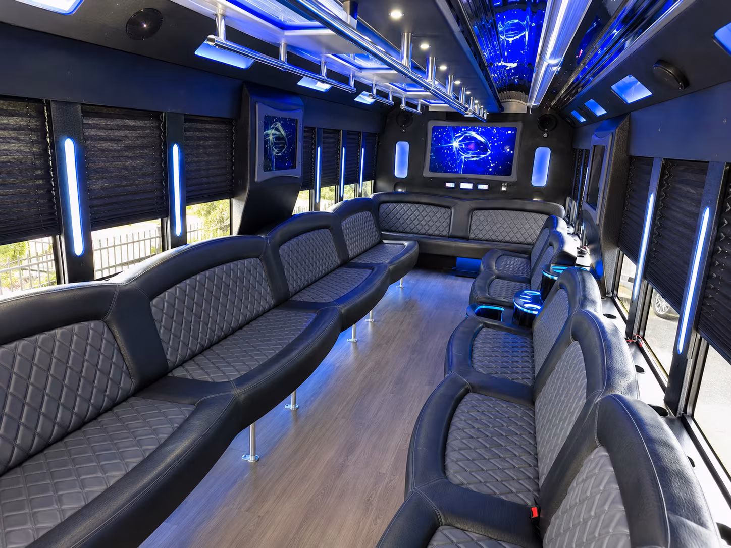 Minibus interior