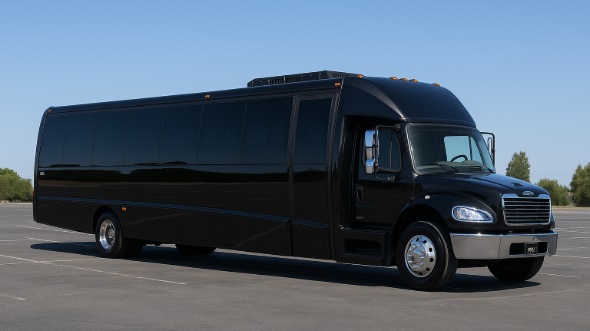 Exterior of Charter Bus Company Atlanta's 25 Passenger Party Bus in Atlanta