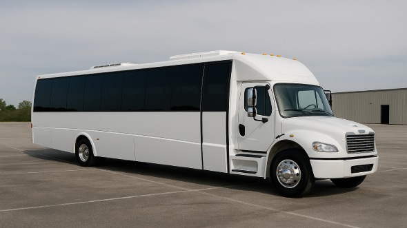 Exterior of Charter Bus Company Chattanooga's 28 Passenger Party Bus in Chattanooga