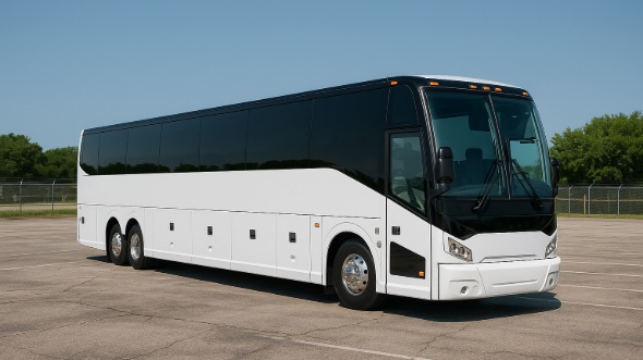 Exterior of Charter Bus Company Alpharetta's 40 Passenger Party Bus in Alpharetta