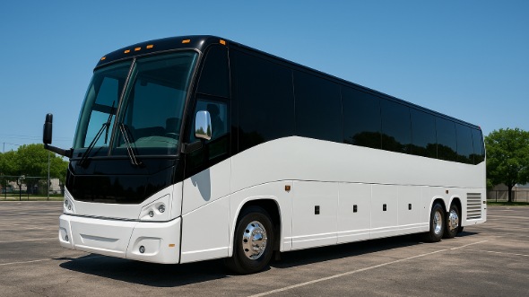 Exterior of Charter Bus Company Augusta's 40 Passenger Party Bus in Augusta