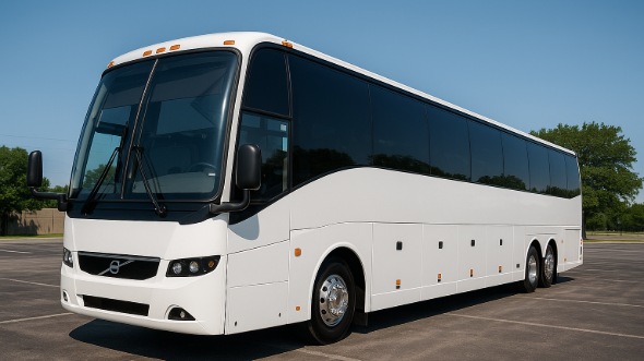 Exterior of Charter Bus Company Greenville's 40 Passenger Party Bus in Greenville