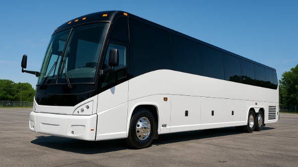 Exterior of Charter Bus Company Atlanta's 50 Passenger Party Bus in Atlanta