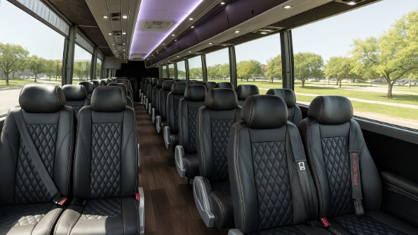25 passenger minibus interior